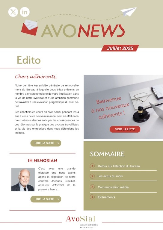 AvoNews Juillet 2025